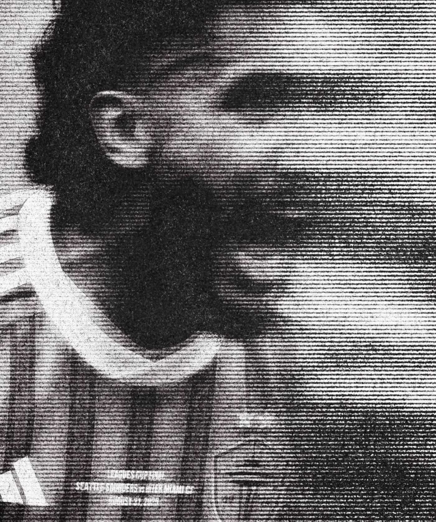 A distorted face, from 10 Feet