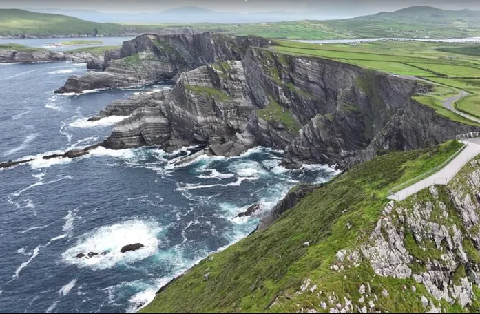 Rugged Irish coastline, from Anthiom