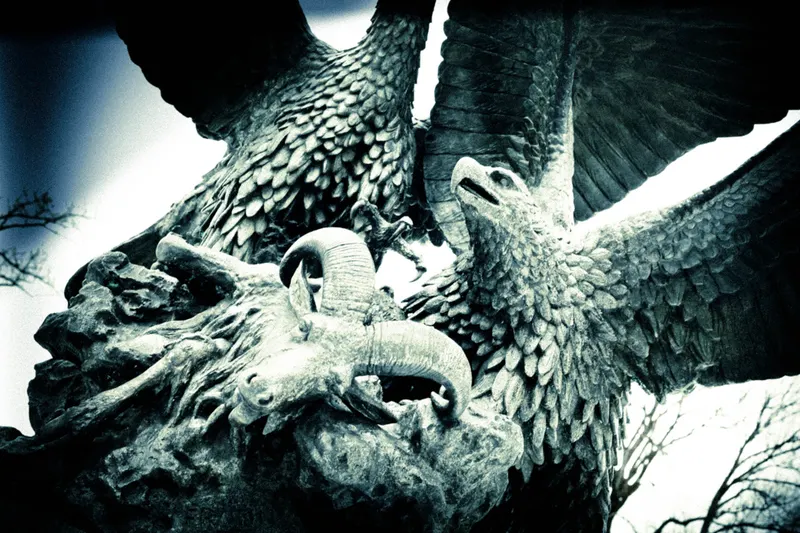 Eagle sculpture, from Polyphony